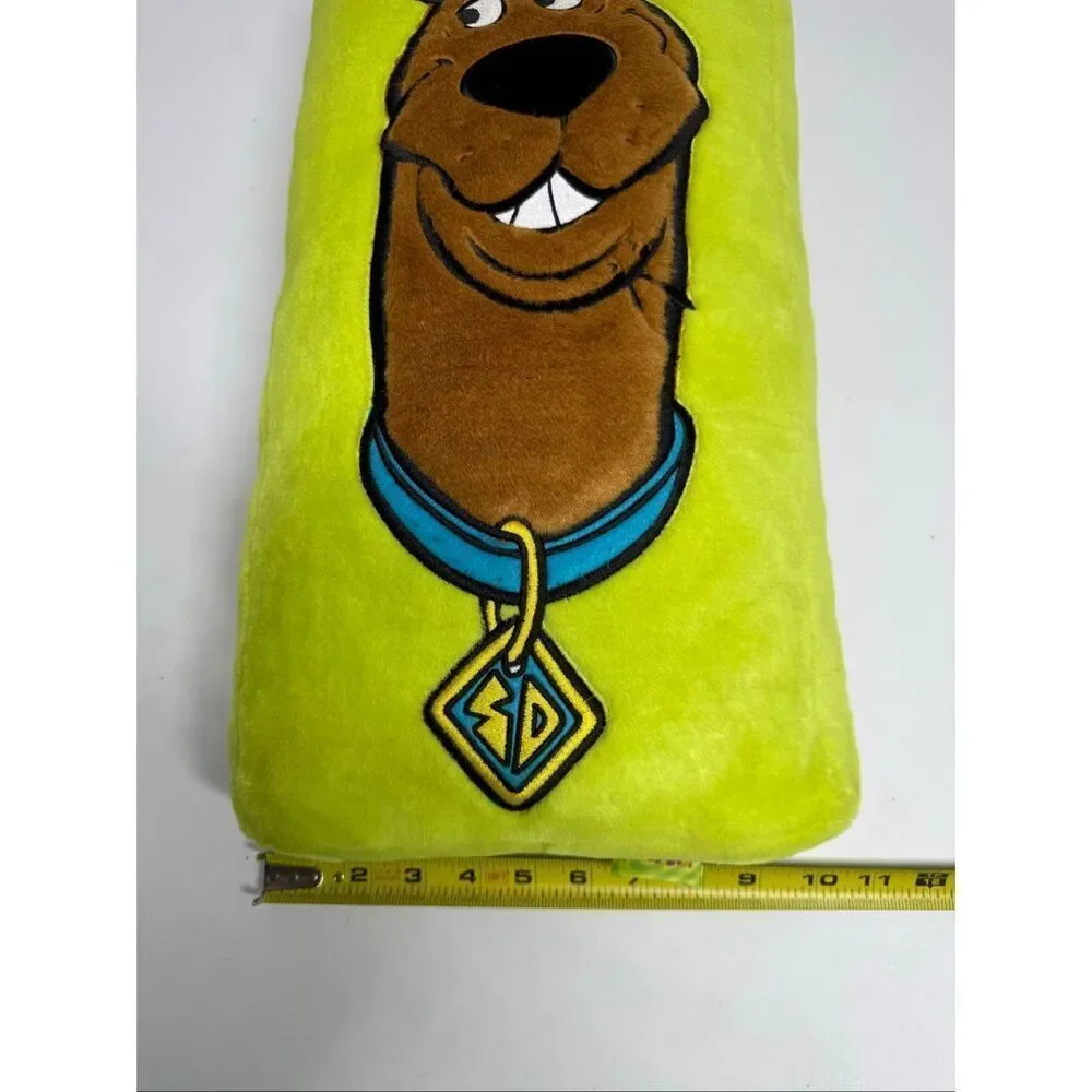 Rare Vintage Neon Green Scooby Doo Plush Pillow Throw Pillow Y2K Room Decor